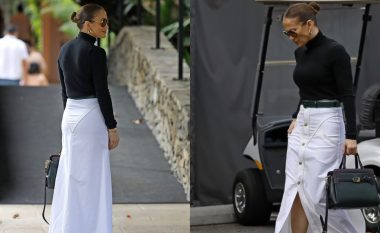 Jennifer Lopez duket elegante gjatë daljes në Los Angeles