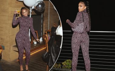 Lori Harvey feston ditëlindjen veshur me kostumin e stampuar Prada