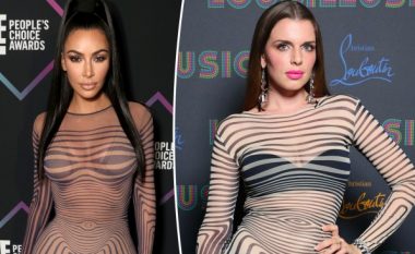 Julia Fox i quan krahasimet e veshjeve me Kim Kardashian ‘të pafata’