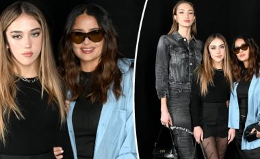 Salma Hayek merr vajzën 14 vjeçare në Javën e Modës në Paris