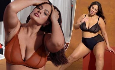 Ashley Graham tregon trupin pas lindjes me veshje të brendshme nga koleksioni i saj i ardhshëm me markën Knix