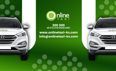 Te veni, në kohë, krejt verën i pari, Online Taxi!