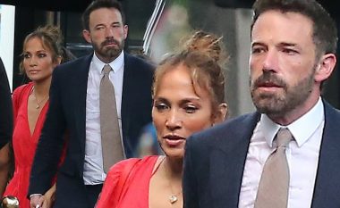 Jennifer Lopez duket e mahnitshme e veshur në të kuqe gjatë muajit të mjaltit me Ben Affleck