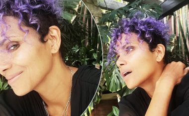 Halle Berry debuton flokët e rinj ngjyrë vjollcë përpara ditëlindjes