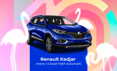 Mos e humbisni ofertën speciale të 10 vjetorit të Renault – Kadjar për vetëm 336 euro në muaj!