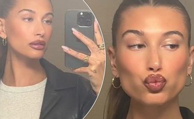 Hailey Bieber përballet me akuza për ‘përvetësim kulturor’ për pamjen e ‘buzëve ngjyrë kafe me shkëlqim’