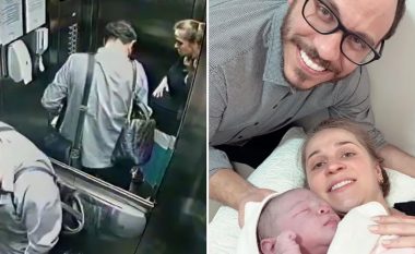 Po bëhej gati të shkonte në spital për të lindur, i ndodh në ashensor – brazilianen e asiston bashkëshorti