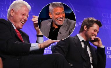 George Clooney tregon shakatë që bëri duke u shtirur si Brad Pitt dhe Bill Clinton