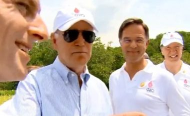 Biden komenton bicepsat e kameramanit, kapet momenti kur të gjithë qeshin me batutat e presidentit amerikan  