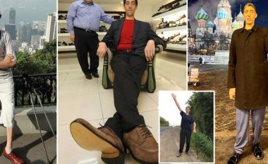 Pasi dështoi ta gjej gruan e ëndrrave në Rusi, njeriu më i gjatë në botë nuk heq dorë nga ëndrra e tij – udhëton në SHBA për të njëjtin mision