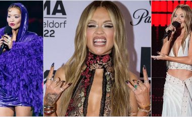 ‘Mbretëresha e stilit’ – Rita Ora u ndërrua tetë herë në skenën e MTV EMA dhe mori çmimin për stilin më të mirë