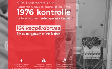 KEDS zë 164 konsumatorë duke e vjedhur energjinë elektrike për një javë