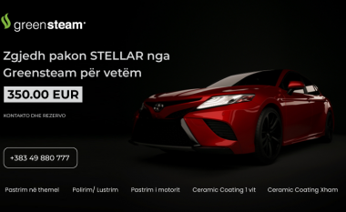 Festa dhe zbritje në Green Steam Autodetailing