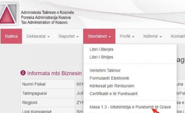 ATK-ja anulon disa vërtetime tatimore, shkak një problemi teknik