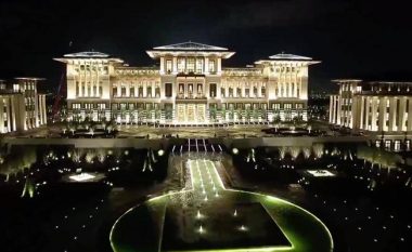 Hidhini një sy brenda pallatit presidencial të Erdoganit: 1.100 dhoma plot me ar