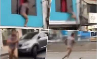 Deshi të takohet për Shën Valentin me dashnoren, takimin ua prishi bashkëshorti i saj – burri nga Peruja kërcen lakuriq nga dritarja e motelit