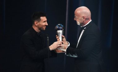 Messi barazon rekordin e Ronaldos, pas çmimit “The Best” nga FIFA