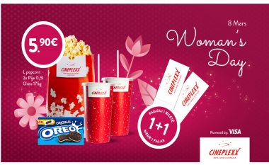 Cineplexx organizon event për 8 Mars me një super ofertë