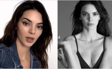 Kendall Jenner pozon e zhveshur në pjesën e sipërme për fushatën e re të Calvin Klein