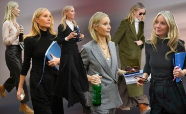 Stili i fshehur luksoz i Gwyneth Paltrow dominon edhe në sallën e gjyqit