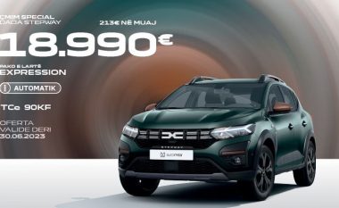 Paguaj 213 euro në muaj dhe bëje tënden makinën Dacia STEPWAY