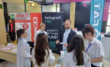 Përmbyllet me sukses panairi i punës në AAB ku pjesmarrëse ishte platforma Telegrafi Jobs