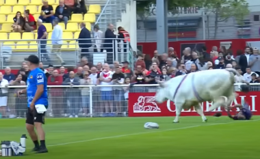 Demi shkakton kaos në stadiumin e një loje të rugby-t në Francë
