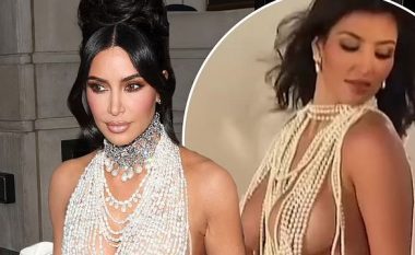 Me veshjen në Met Gala, Kim Kardashian kujtoi pozimin e saj për Playboy të vitit 2007