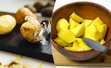 Shumë njerëz qërojnë patatet gabimisht, kjo është mënyra e duhur dhe dy herë më e shpejtë