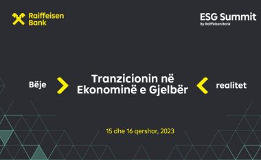 Bashkohuni në Samitin e parë për ESG, për t’u bërë pjesë e tranzicionin drejt Ekonomisë së Gjelbër!