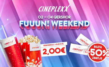 “Fun Weekend” 50% zbritje në të gjithë filmat në Cineplexx