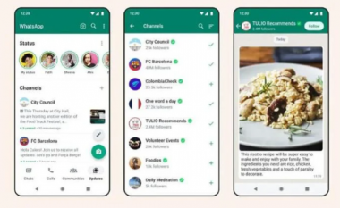 WhatsApp prezantoi një veçori të re Channels