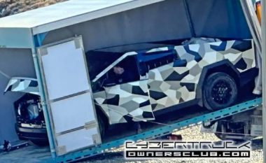 Imazhet e reja të prototipit Cybertruck Tesla tregojnë një detaj tjetër