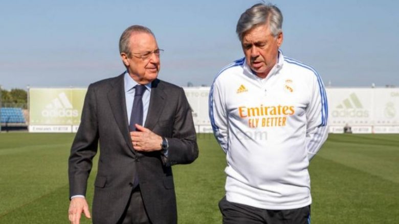 Perez dhe Ancelotti përplasen për nënshkrimin e Kane – Mbappe gjithashtu një faktor vendimtar