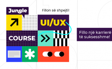 Hapni dyert e krijimit të web faqeve tërheqëse – kursi për UI/UX Design në Jungle!