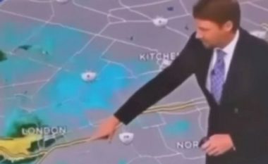 Meteorologu bëri parashikimin nga shtëpia, ndërhyrja e një mysafiri të papritur kënaqi miliona njerëz