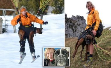 Gjyshja nga Zvicra që ka realizuar 500 hedhje me parashutë – në çdo aventurë e ka shoqëruar qeni
