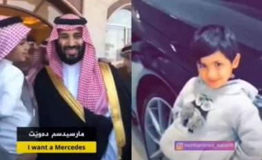 Djaloshi i vogël i kërkoi princit të kurorës një Mercedes, Mohammed bin Salman ia plotëson dëshirën