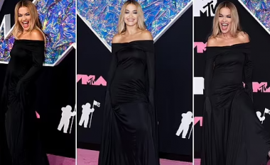 Rita Ora shkëlqen me dukjen në tapetin e kuq të MTV Video Music Awards 2023