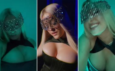 Bebe Rexha tregon gjoksin e saj atraktiv në një video promovuese të këngës së saj të re