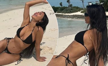 Kim Kardashian provokon me linjat joshëse në pozat e reja me bikini