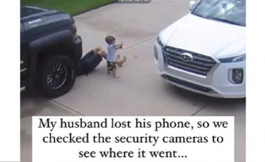 Ai humbi telefonin teksa rregullonte veturën, pamjet e kamerës zbulojnë ku përfundoi celulari