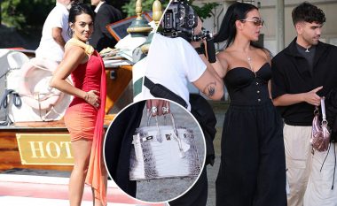 Georgina Rodriguez shfaqet në Festivalin e Filmit në Venecia me çantën 230 mijë euroshe të “Hermes Birkin”