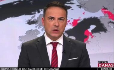 Gazetari kroat i RTL-së nuk mund të ndalet duke qeshur, kur përmend emrin e ish-kancelarit austriak Sebastian Kurz