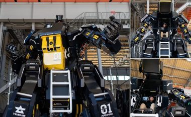 Si në filmin “Transformers”, roboti 3.5 tonësh shndërrohet në veturë brenda pak sekondave