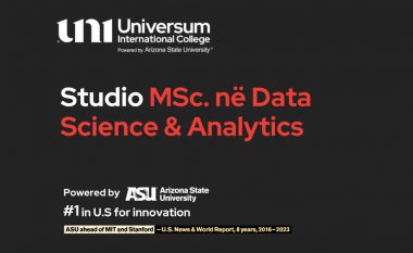 5 top profesionet si i diplomuar në MSc, Data Science dhe Analytics?