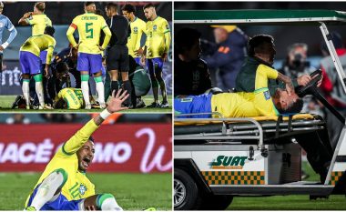 Neymar lëshon fushën me lot në sy pas lëndimit të rëndë, thuhet se ka përfunduar sezonin