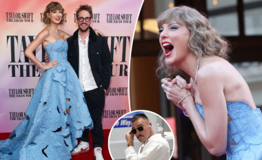 Taylor Swift merr pjesë në premierën e filmit “Eras Tour, shfaqet në tapetin e kuq pa partnerin e ri Travis Kelce