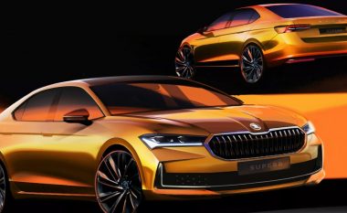 Skoda Superb 2024 shfaqet në “skicat zyrtare” përpara debutimit më 2 nëntor