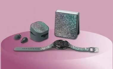 Samsung prezantoi kufjet Galaxy Z Flip 5, Watch 6 dhe Buds 2 të zbukuruara me kristale Swarovski